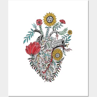 African heart Posters and Art